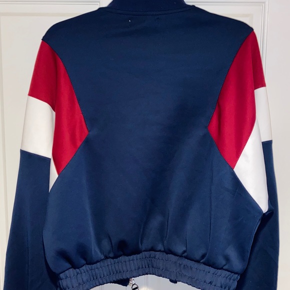 Bershka Color Block Bomber Jacket - Picture 3 of 5